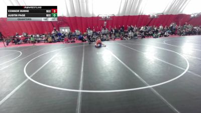 12U Boys - 108 lbs Quarters - Austin Page, Wisconsin vs Connor Burke, Wisconsin