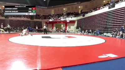 126 lbs Quarterfinals (8 Team) - Carson Avery, PERRY vs Griffin Shelby, MARLOW