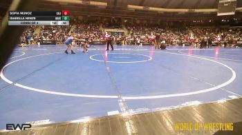 72 lbs Consi Of 4 - Sofia Munoz, California Grapplers vs Isabella Henze, Maverick Elite Wrestling