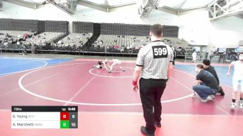 73 lbs Semifinal - Shane Young, Revival Orange vs Alex Marchetti, Mat Assassins