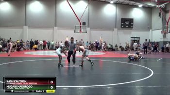 103 lbs Quarterfinal - Mugabi Makorogo, Techfall Wrestling Club vs Kash Cauthen, Cleburne County Youth Wrestlin