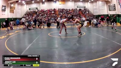 138 lbs Cons. Round 2 - Jeremy Lee, Sunny Hills vs Evan Granados, Savanna