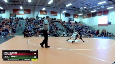 126 lbs 1st Place Match - Evan Kusmits, Manchester vs Wyatt Nemitz, Perkins