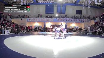 135 lbs 1st Place Match - Keanna Conrad, Blackfoot High School vs Amelia Roennebeck, Syracuse