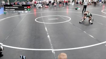 50-58 lbs 5th Place Match - Lylah Fothergill, Central City Junior Wrestling vs Bella Zoerb, Warrior Wrestling Academy