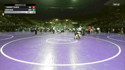 132 lbs Round Of 16 - Johnny Olmos, San Luis Obispo vs Jose Diaz, Madera
