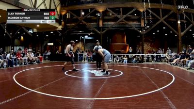 285 lbs 2nd Wrestleback (16 Team) - Jackson Arthur, Union County vs Clay Turner, Morgan County