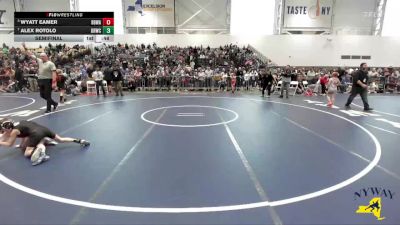 62 lbs Semifinal - Wyatt Eamer, Black Belt Wrestling Academy vs Alex Rotolo, Deep Roots Wrestling Club