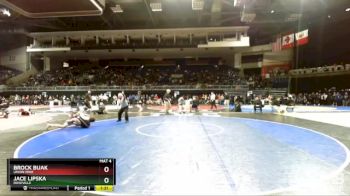 138 lbs Champ. Round 2 - Brock Buak, Union Mine vs Jace Lipska, Roseville