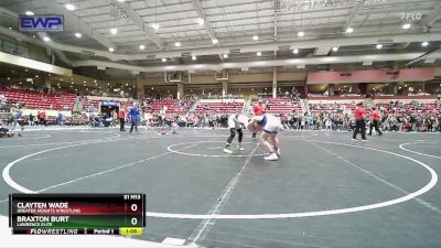 110 lbs Quarterfinal - Clayten Wade, Greater Heights Wrestling vs Braxton Burt, Lawrence Elite