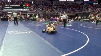 1A-150 lbs Quarterfinal - Steve Brandenburg, Lake Mills vs Levi Else, Ridge View