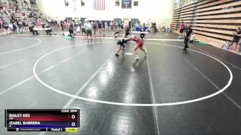 136 lbs Cons. Semi - Bailey Kes, MN vs Izabel Barrera, IL