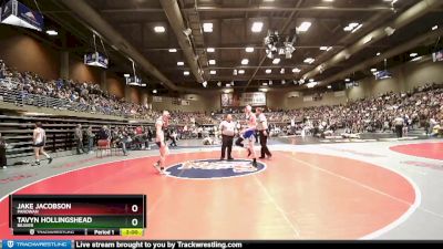 2A 150 lbs Champ. Round 1 - Tavyn Hollingshead, Beaver vs Jake Jacobson, Parowan