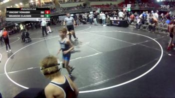 60 lbs Cons. Round 5 - Vincent Vonasek, Duncan Wrestling Club vs Branson Clausen, Conestoga Wrestling Club