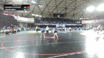 Girls 4A 125 lbs Quarterfinal - Raenah Smith, Mead (Girls) vs Elizabeth Castaneda, Spanaway Lake (Girls)