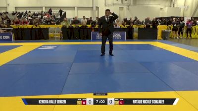 Natalie Nicole Gonzalez vs Kendra Halle Jensen 2025 World IBJJF Jiu-Jitsu No-Gi Championship