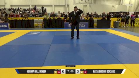 Natalie Nicole Gonzalez vs Kendra Halle Jensen 2025 World IBJJF Jiu-Jitsu No-Gi Championship