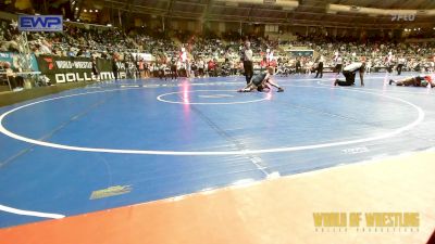 80 lbs Consi Of 16 #1 - Ezekiel Banda, Toss Em Up vs Jaxon Kliefoth, Kansas Young Guns