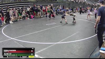 52 lbs Quarterfinals (8 Team) - Elyse Vu, Kansas Aqua Lizard vs Emma Madsen, Utah