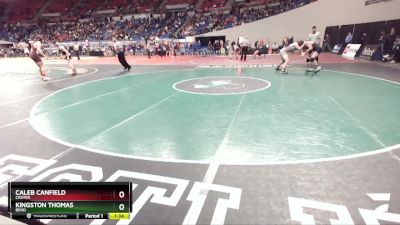 5A-175 lbs Champ. Round 1 - Kingston Thomas, Bend vs Caleb Canfield, Crater