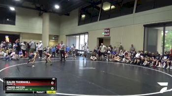 55 lbs Placement (16 Team) - Kaleb Thornhill, TNAAU vs Creed McCoy, Ironclad Koncrete Kids