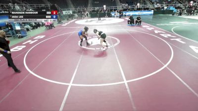 138 lbs 3rd Place Match - Jada Lee, Monroe-Woodbury vs Makenzie Harbour, Shenendehowa