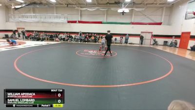 117 lbs Cons. Semi - Samuel Lombard, Worland Wrestling Club vs William Apodaca, Riverton USA Wrestling