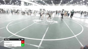 88 lbs Final - Brooklyn Carter, Mat Demon WC vs Payton Schroeder, Top Notch