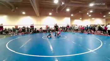 33 lbs Round Of 16 - Christian Bushy, Team Real Life vs Titus Slaughter, Ironclad Wrestling Club