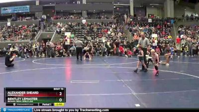 40-45 lbs Cons. Round 2 - Bentley LeMaster, Beaver Creek Wrestling vs Alexander Sheard, Nebraska Boyz