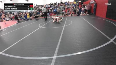 78-83 lbs Round 2 - Nolan Miller, Conemaugh Township vs Savino DeJuliis, Belle Vernon