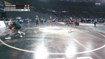 4A Boys 106 lbs Cons. Round 3 - Landon Morris, Cascade Boys vs Rhoan Rambo, Hidden Valley Boys