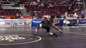 215 lbs First Round - Cooper Roscosky, Kiski Area vs Dylan Pachik, Methacton