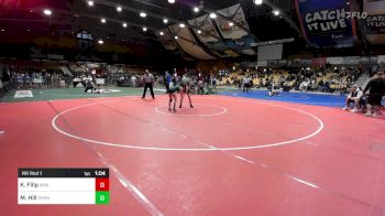 107GOLD lbs Rr Rnd 1 - Keira Filip, Minisink Valley vs Madelyn Hill, Shenendehowa
