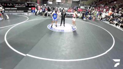 215 lbs Jorge Castro, IEWA - Inland Empire Wrestling Association vs Max Solorio Guzman, CMWA - Coastal Mountain Wrestling Association