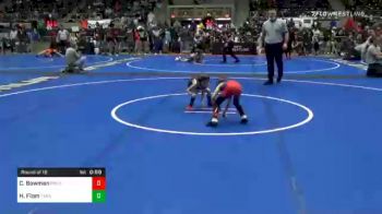 43 lbs Prelims - Channing Bowman, Prodigy WC vs Hunter Flom, Texas Takedown Academy