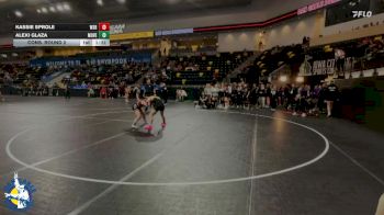 130 lbs Cons. Round 2 - Alexi Glaza, Mount Vernon vs Kassie Sprole, Waverly-Shell Rock