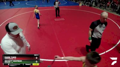 84 lbs Placement (4 Team) - Beckett Edstrom, Hastings vs Marik Thier, Worthington