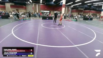 138 lbs Champ. Round 1 - Zaylynn Jones, Lake Highlands High School Wrestling vs Colin McQuone, Grind Wrestling Club