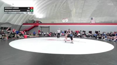 197 lbs Finals (2 Team) - Brayden Mirjavadi, Grand Valley State vs Jeremiah Larson, Maryville