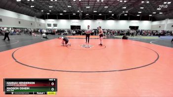120 lbs Champ. Round 1 - Hannah Henderson, Lafayette (Wildwood) vs Madison Osheim, Red Oak
