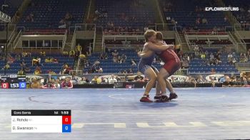 220 lbs Cons Semis - Jaren Rohde, Wisconsin vs Dustin Swanson, Pennsylvania