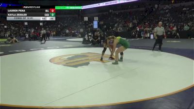 145 lbs Consi Of 16 #1 - Lauren Pena, Hillcrest (SS) vs Kayla Zeidler, Casa Grande (NC)