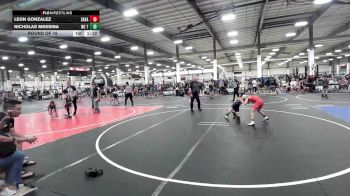 74 lbs Round Of 16 - Leon Gonzalez, Savage House WC vs Nicholas Messina, No Team