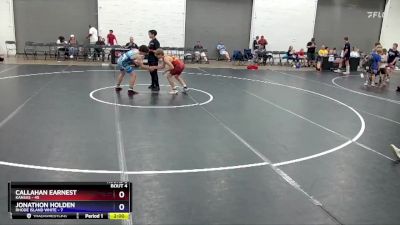 130 lbs Round 2 (6 Team) - Callahan Earnest, Kansas vs Jonathon Holden, Rhode Island White