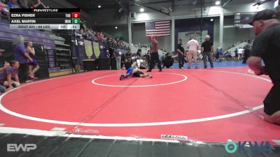 66 lbs Rr Rnd 1 - Ezra Fisher, Tiger Trained Wrestling vs Axel Martin, IRONMEN Wrestling Club