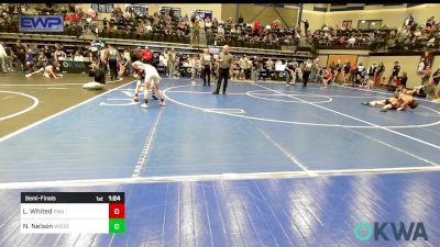 80 lbs Semifinal - Logan Whited, Perry Wrestling Academy vs Noah Nelson, Woodward Youth Wrestling
