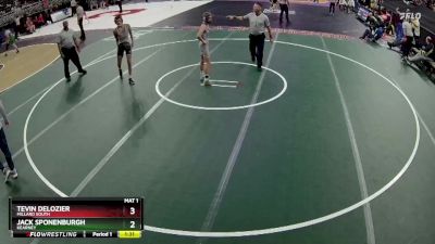 Quarterfinal - Tevin Delozier, Millard South vs Jack Sponenburgh, Kearney