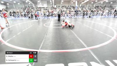 142 lbs Rr Rnd 1 - Danny Waite, SEO Wrestling Club vs Nick Schwartz, PA Alliance Black