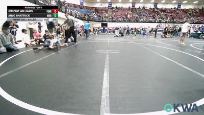 46 lbs Round Of 32 - Jericho Williams, Powerhouse vs Arlo Shattuck, Harrah
